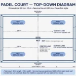Padel Court Dimensions (20m x 10m) Explained - featured image