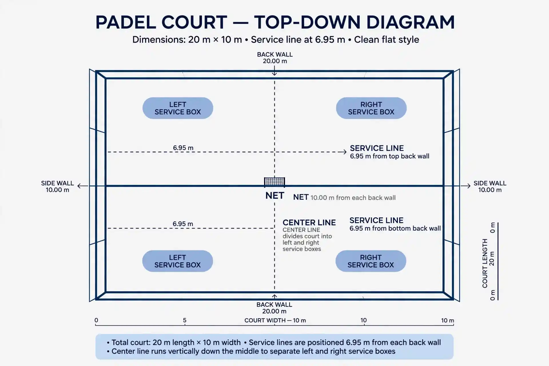 Padel Court Dimensions (20m x 10m) Explained - featured image