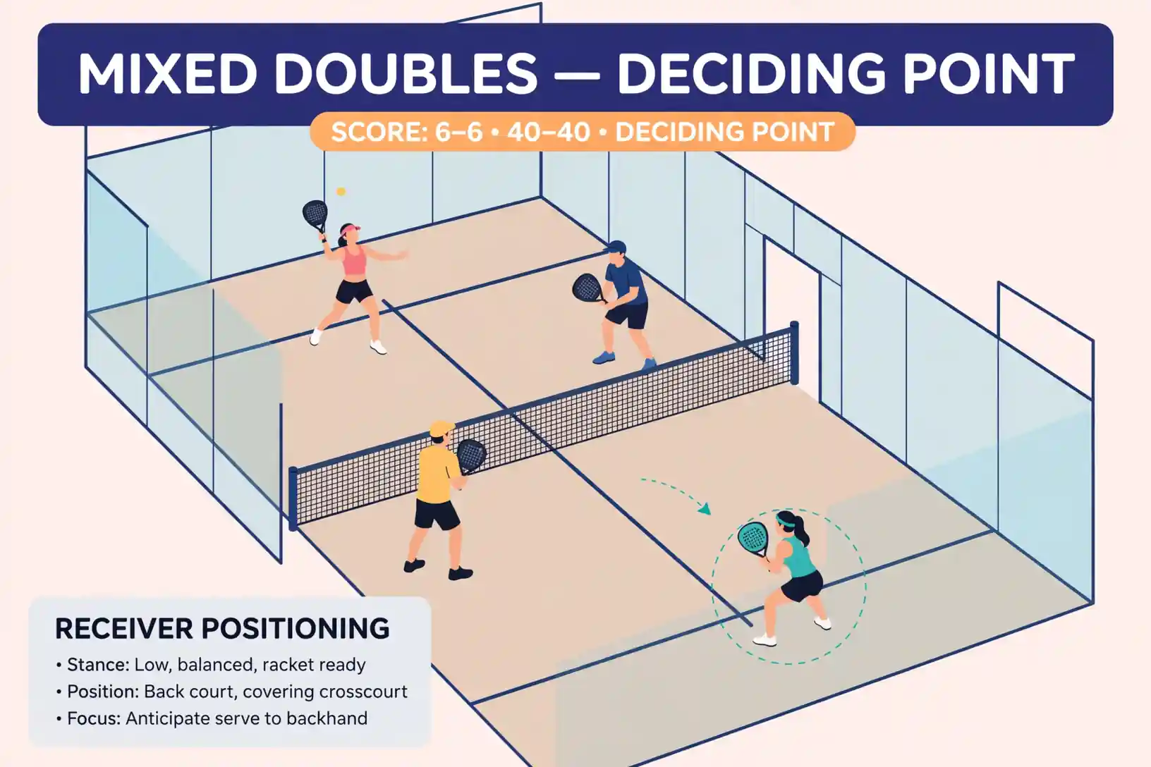 Padel Doubles Format, Tie-Breaks and Match Format - illustration 4