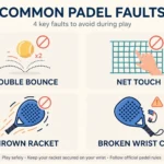Padel Faults, Lets, and When the Ball Is Out - featured image