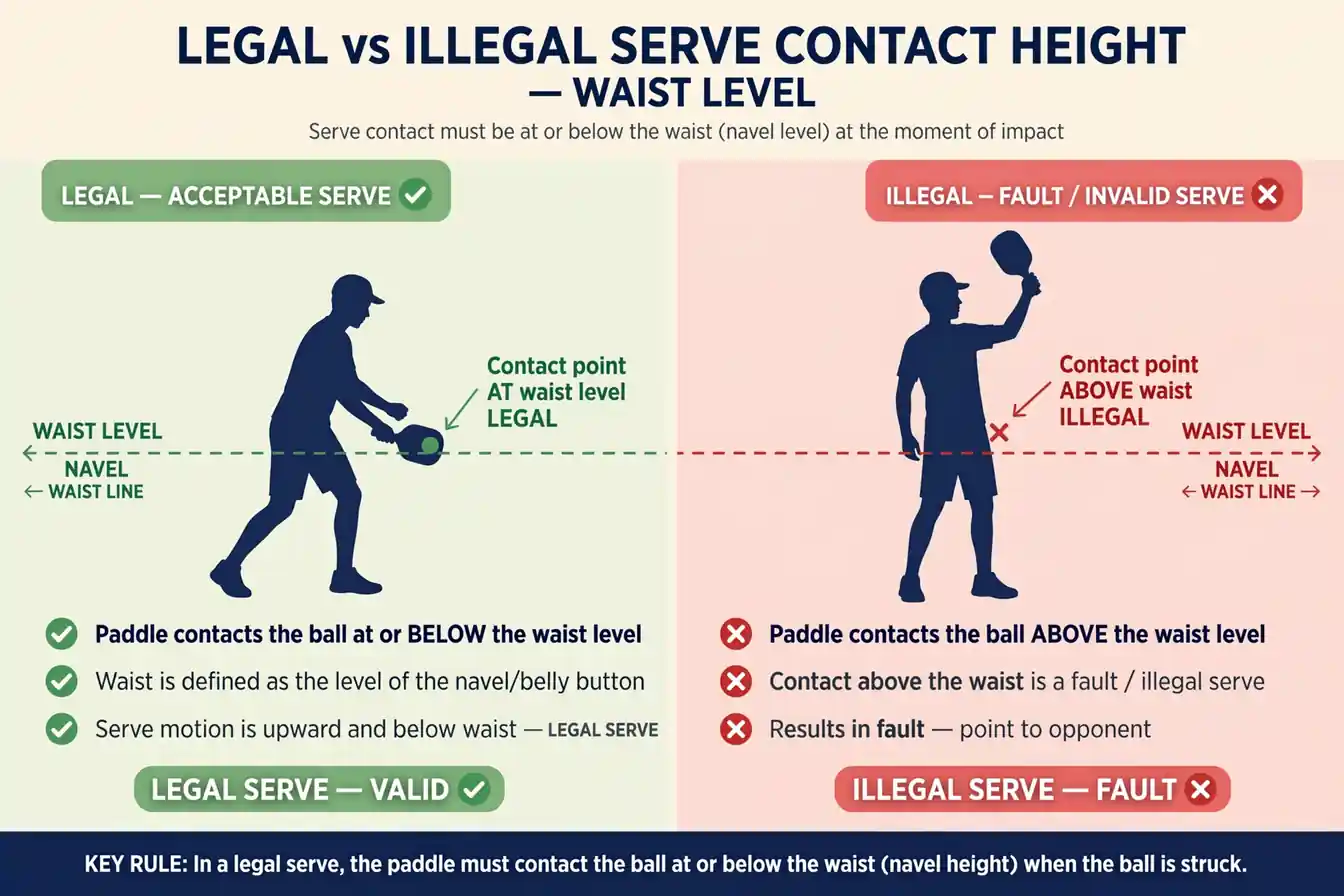Padel Serve Rules: Underhand, Bounce First, Diagonal - illustration 2