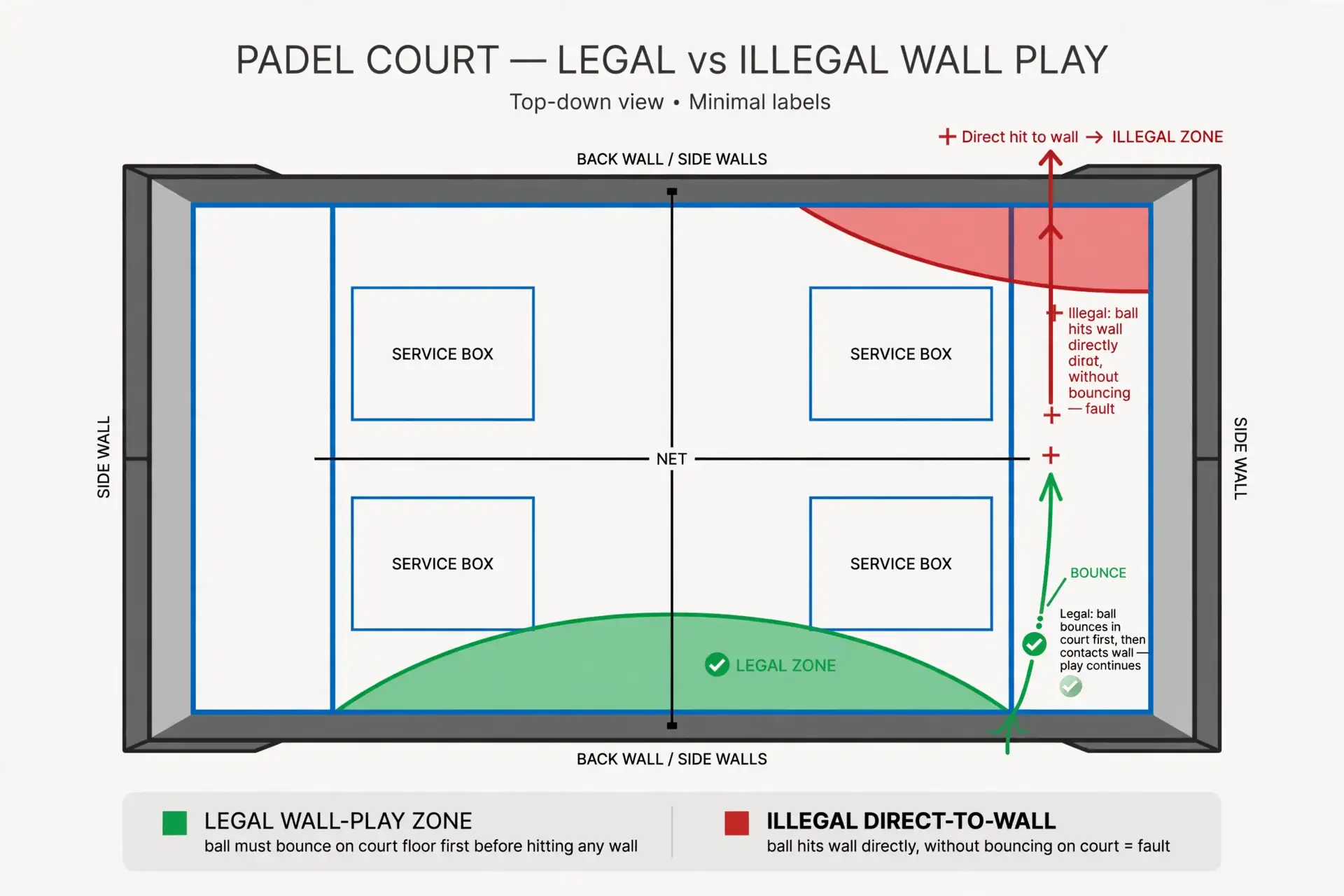 Playing Off the Glass Walls: Padel Wall Rules - illustration 1