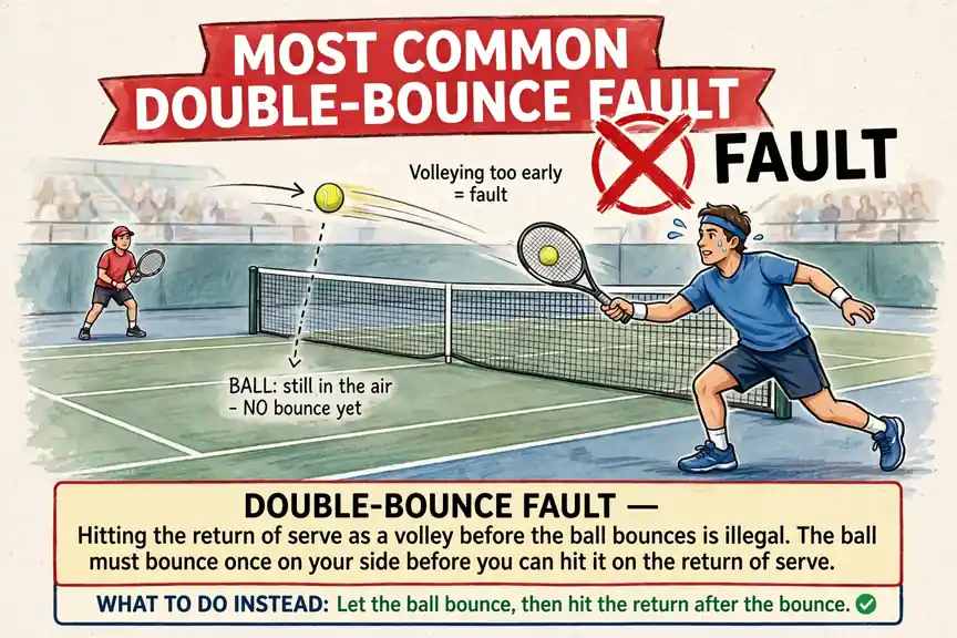 Pickleball Double-Bounce Rule Explained - illustration 4